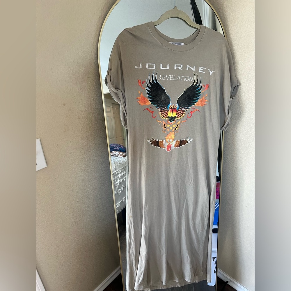 DAYDREAMER for free people long t-shirt dress Journey
